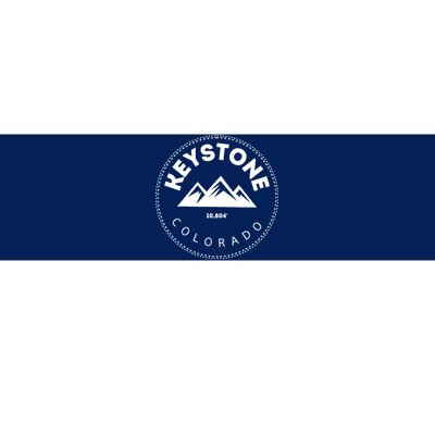 Keystone Colorado Co Mountain Town Funny Gift Elevated Skiing Bumper Sticker