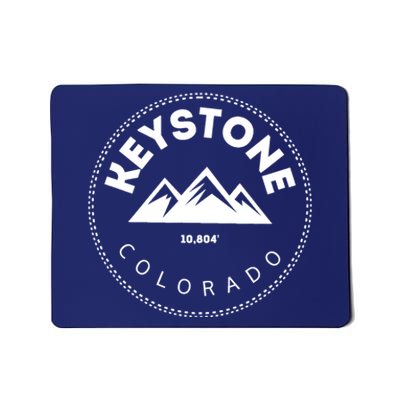 Keystone Colorado Co Mountain Town Funny Gift Elevated Skiing Mousepad