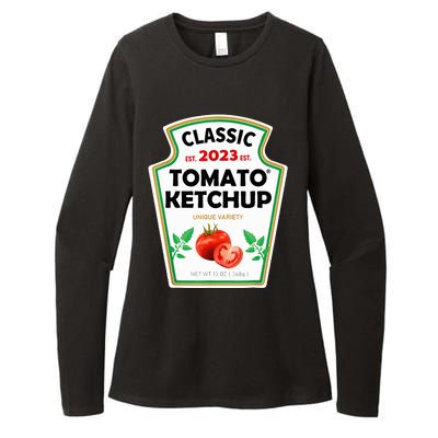 K.etchup Costume C.ondiments Couples Group Halloween Costume Womens CVC Long Sleeve Shirt