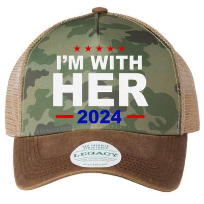 Kamala Childless Cat Ladies For Harris 2024 Legacy Tie Dye Trucker Hat