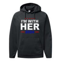 Kamala Childless Cat Ladies For Harris 2024 Performance Fleece Hoodie