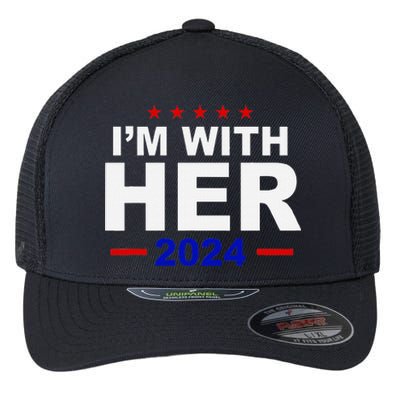 Kamala Childless Cat Ladies For Harris 2024 Flexfit Unipanel Trucker Cap