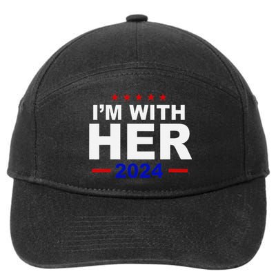 Kamala Childless Cat Ladies For Harris 2024 7-Panel Snapback Hat