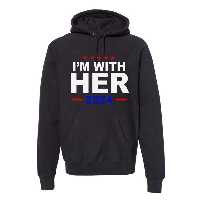 Kamala Childless Cat Ladies For Harris 2024 Premium Hoodie