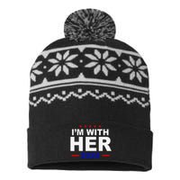 Kamala Childless Cat Ladies For Harris 2024 USA-Made Snowflake Beanie