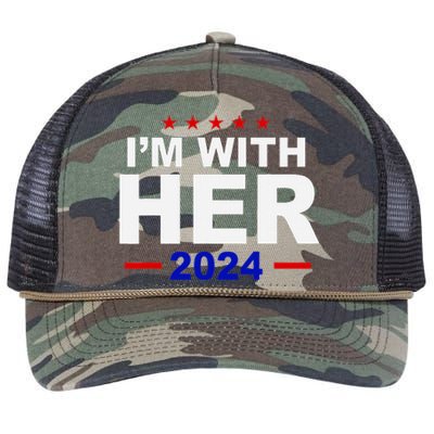 Kamala Childless Cat Ladies For Harris 2024 Retro Rope Trucker Hat Cap