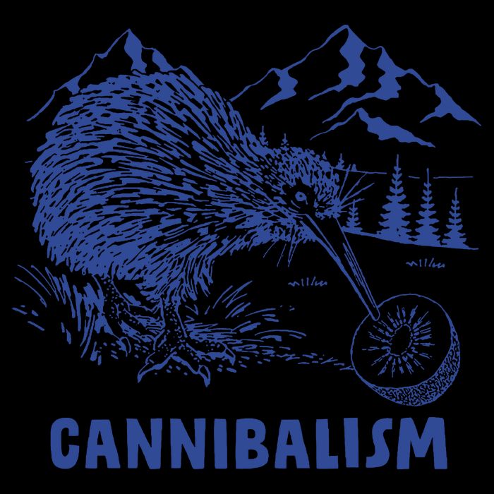 Kiwi Cannibal Cannibalism Drawstring Bag