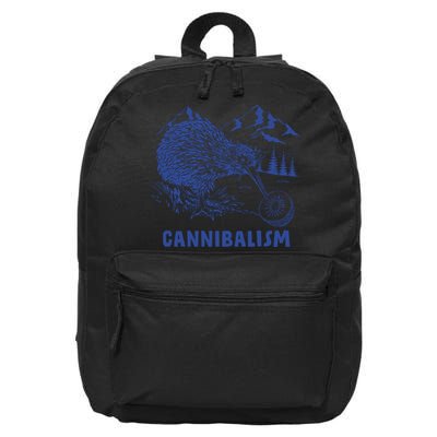 Kiwi Cannibal Cannibalism 16 in Basic Backpack
