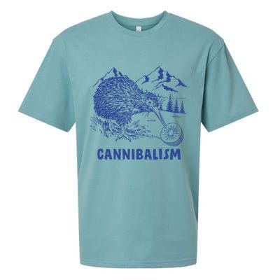Kiwi Cannibal Cannibalism Sueded Cloud Jersey T-Shirt