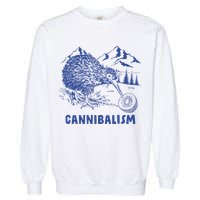 Kiwi Cannibal Cannibalism Garment-Dyed Sweatshirt