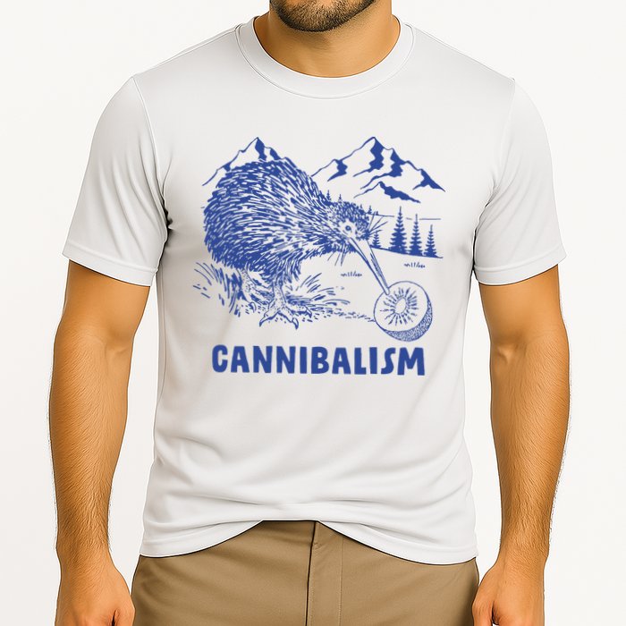 Kiwi Cannibal Cannibalism Cooling Performance Crew T-Shirt