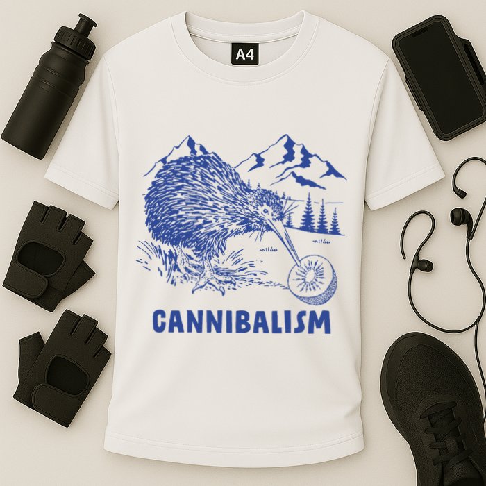 Kiwi Cannibal Cannibalism Cooling Performance Crew T-Shirt
