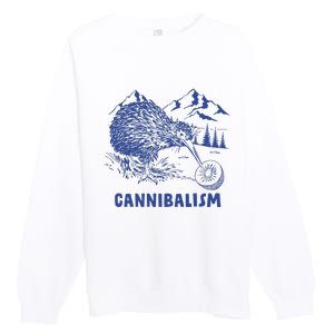 Kiwi Cannibal Cannibalism Premium Crewneck Sweatshirt