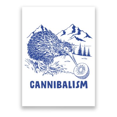 Kiwi Cannibal Cannibalism Poster