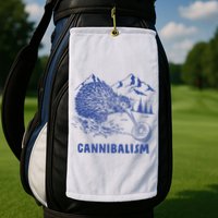 Kiwi Cannibal Cannibalism Golf Towel