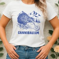 Kiwi Cannibal Cannibalism Womens T-Shirt