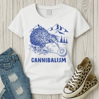 Kiwi Cannibal Cannibalism Womens T-Shirt