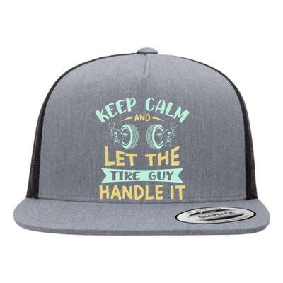 Keep Calm Cars Wheel Fix Dad Tire Guy Flat Bill Trucker Hat