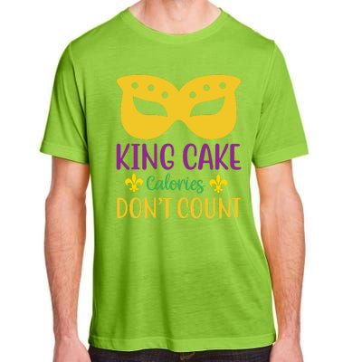 King Cake Calories Don't Count Adult ChromaSoft Performance T-Shirt