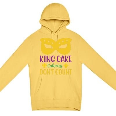 King Cake Calories Don't Count Premium Pullover Hoodie