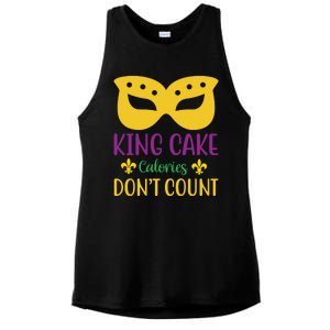 King Cake Calories Don't Count Ladies PosiCharge Tri-Blend Wicking Tank