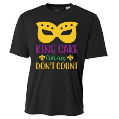 King Cake Calories Don't Count Cooling Performance Crew T-Shirt