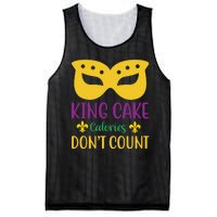 King Cake Calories Don't Count Mesh Reversible Basketball Jersey Tank