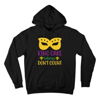 King Cake Calories Don't Count Tall Hoodie