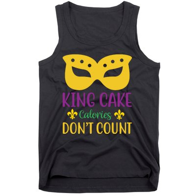 King Cake Calories Don't Count Tank Top