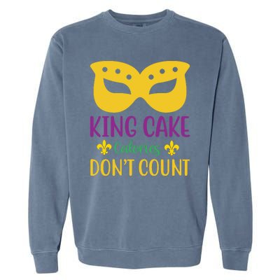 King Cake Calories Don't Count Garment-Dyed Sweatshirt