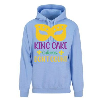 King Cake Calories Don't Count Unisex Surf Hoodie