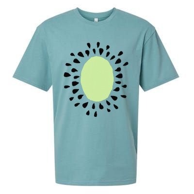 Kiwi Costume Cute Cheap Halloween Costume Fruit Sueded Cloud Jersey T-Shirt