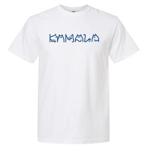 Kamala Cute Cat Typography Garment-Dyed Heavyweight T-Shirt