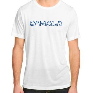 Kamala Cute Cat Typography Adult ChromaSoft Performance T-Shirt