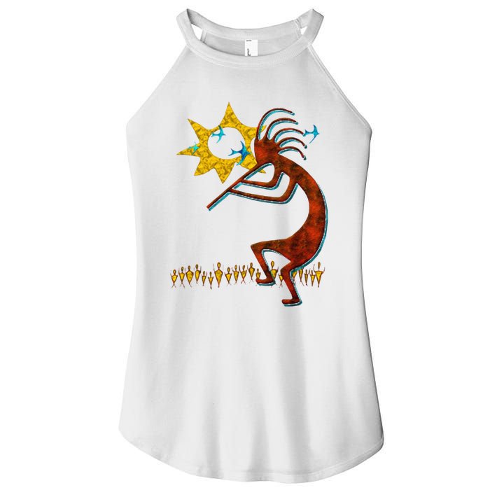 Kokopelli Concert Cool Fashion Native American Women’s Perfect Tri Rocker Tank