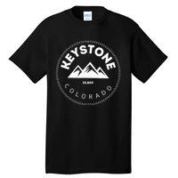 Keystone Colorado CO Mountain Town Funny Gift Elevated CO Skiing Gift Tall T-Shirt