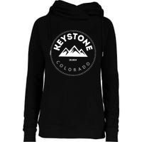 Keystone Colorado CO Mountain Town Funny Gift Elevated CO Skiing Gift Womens Funnel Neck Pullover Hood