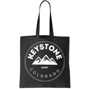 Keystone Colorado CO Mountain Town Funny Gift Elevated CO Skiing Gift Tote Bag