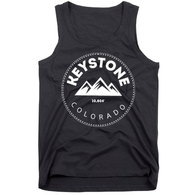 Keystone Colorado CO Mountain Town Funny Gift Elevated CO Skiing Gift Tank Top