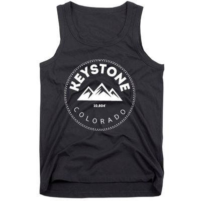 Keystone Colorado CO Mountain Town Funny Gift Elevated CO Skiing Gift Tank Top