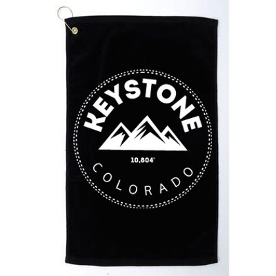 Keystone Colorado CO Mountain Town Funny Gift Elevated CO Skiing Gift Platinum Collection Golf Towel