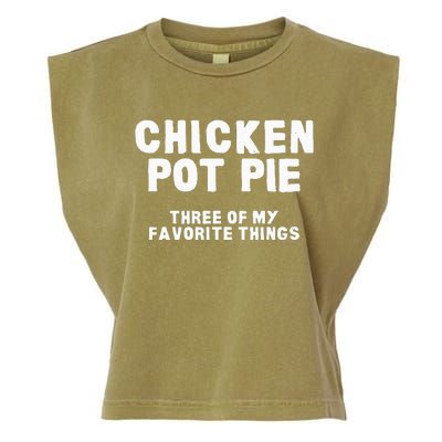 Kitchen Chef Cooking Joke Chicken Pot Pie Meal Garment-Dyed Women's Muscle Tee