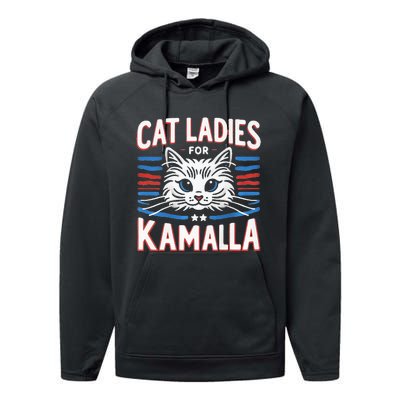 Kamala Crash Comma La Election 2024 Performance Fleece Hoodie