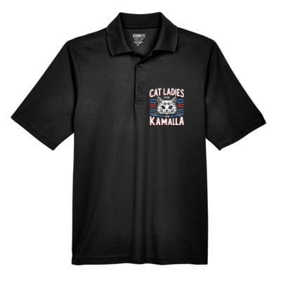 Kamala Crash Comma La Election 2024 Men's Origin Performance Pique Polo