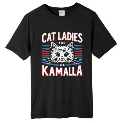 Kamala Crash Comma La Election 2024 Tall Fusion ChromaSoft Performance T-Shirt