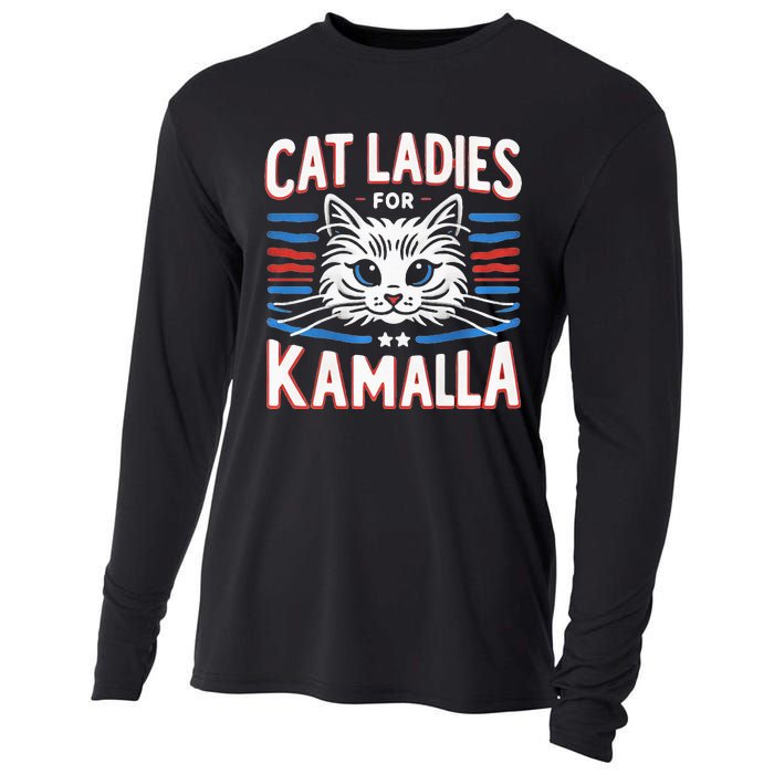 Kamala Crash Comma La Election 2024 Cooling Performance Long Sleeve Crew