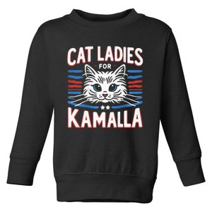 Kamala Crash Comma La Election 2024 Toddler Sweatshirt