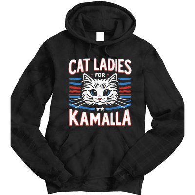 Kamala Crash Comma La Election 2024 Tie Dye Hoodie