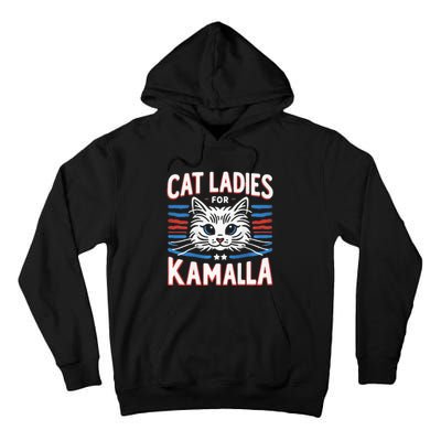 Kamala Crash Comma La Election 2024 Tall Hoodie