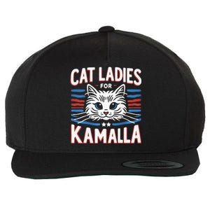 Kamala Crash Comma La Election 2024 Wool Snapback Cap